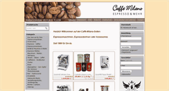 Desktop Screenshot of caffe-milano.eu